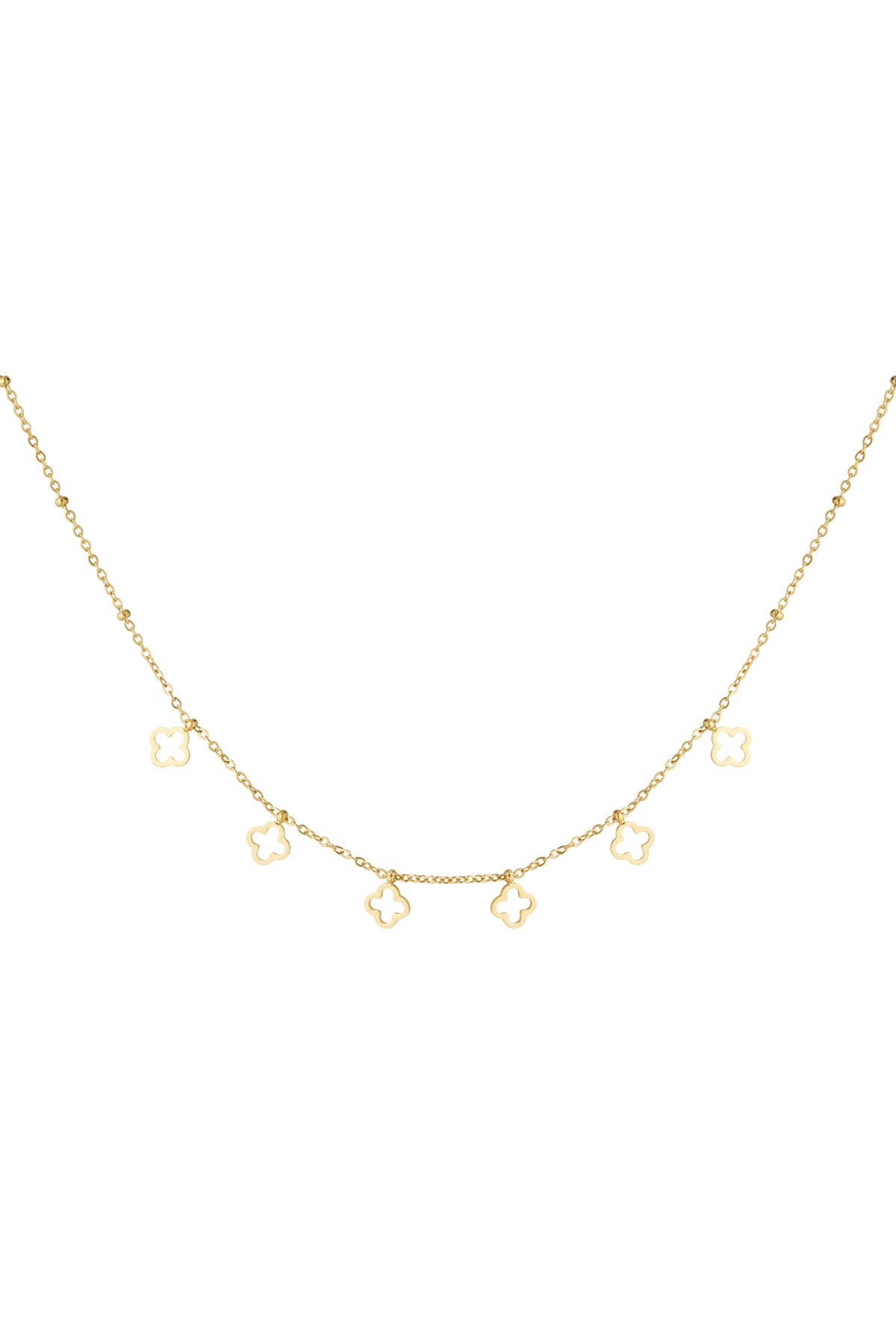 The Everyday Gold Clover Necklace