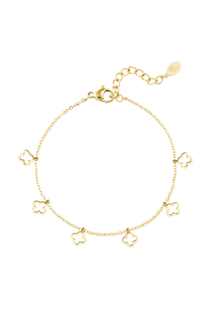 The Everyday Gold Clover Bracelet